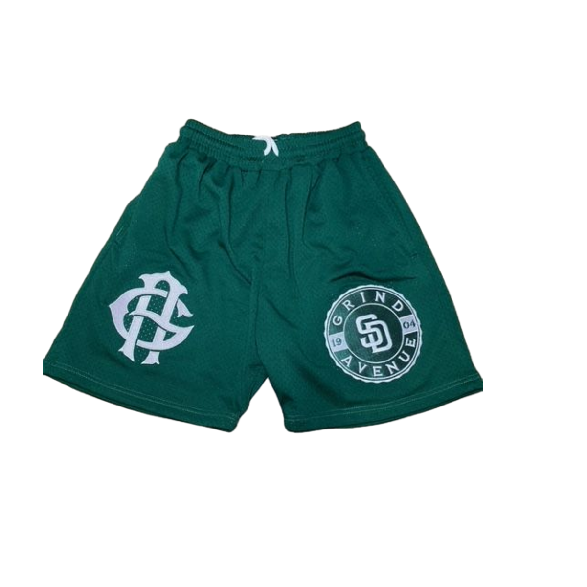 GA Dark Green Mesh Shorts