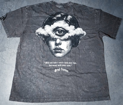 Silent Eyes Washed Dark Gray